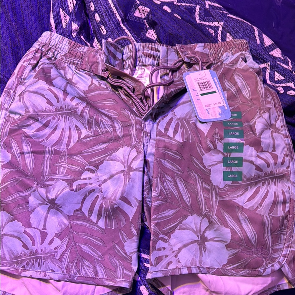 Floral Print Men's Shorts